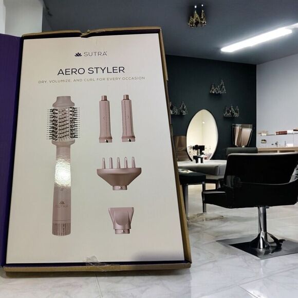 Sutra Aero Styler Rose Gold | New in Box | Professional Blow Dry Brush Tool - Picture 2 of 6